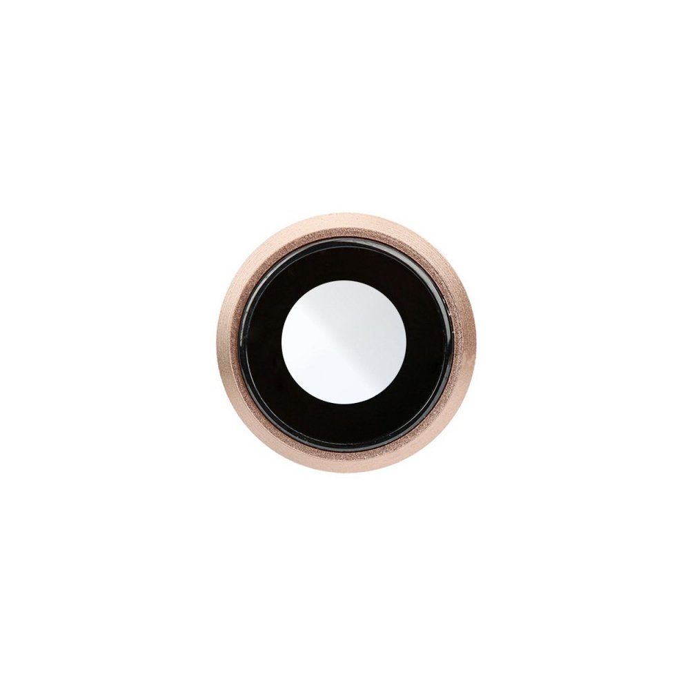 Lentille Vitre Cache caméra arrière compatible iPhone 8 Rose