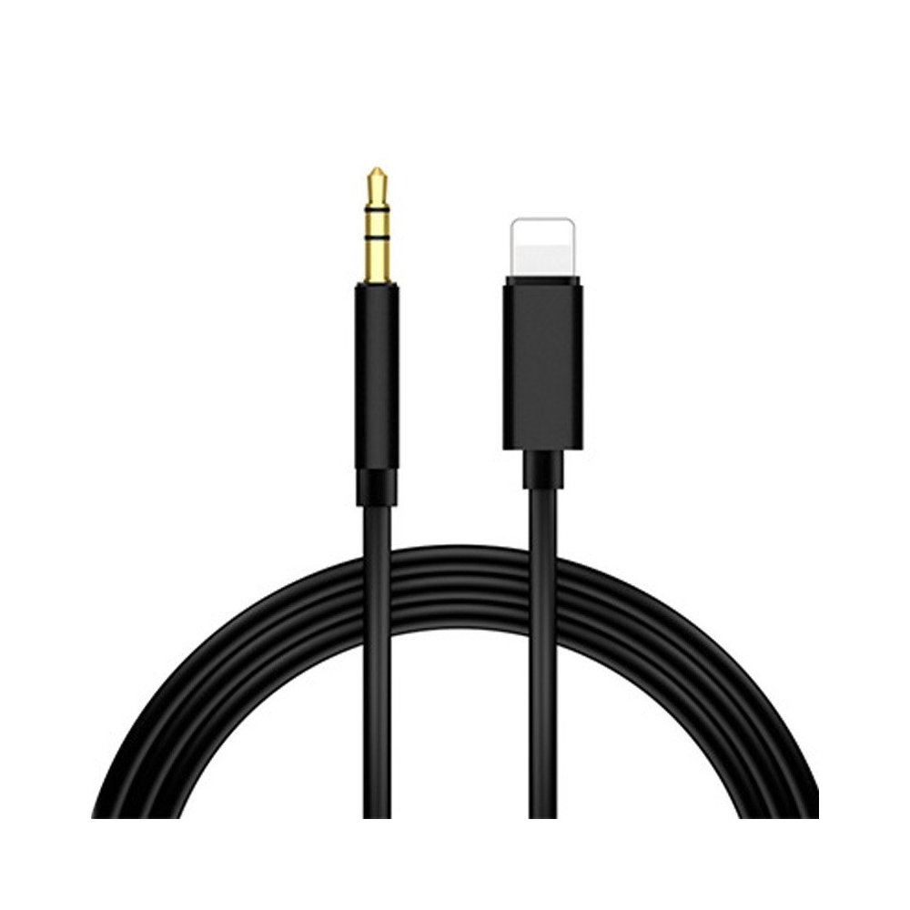 Câble Audio Câble Auxiliaire compatible iPhone Mâle Cable Jack 3.5mm Aux Adaptateur Voiture Audio Cable