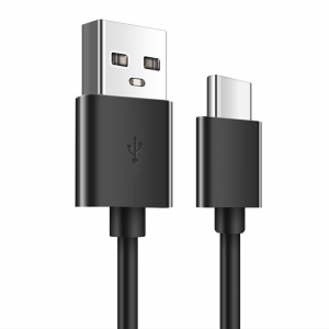 Câble USB Type-C Chargeur compatible Samsung Galaxy Noir