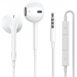 Ecouteurs pour Iphone 4 4S 5 5S 5C 6 6S PLUS kit main libre volumes jack 3.5MM