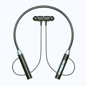 Écouteurs sans fil Bluetooth montés sur le cou, jeux de veille ultra longs, course à pied sportive