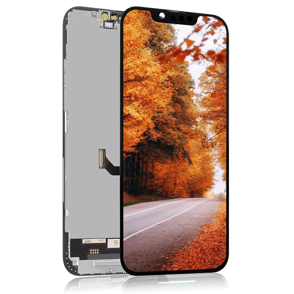 ECRAN LCD POUR IPHONE 14 PLUS INCELL VITRE TACTILE SUR CHASSIS NOIR SANS OUTILS