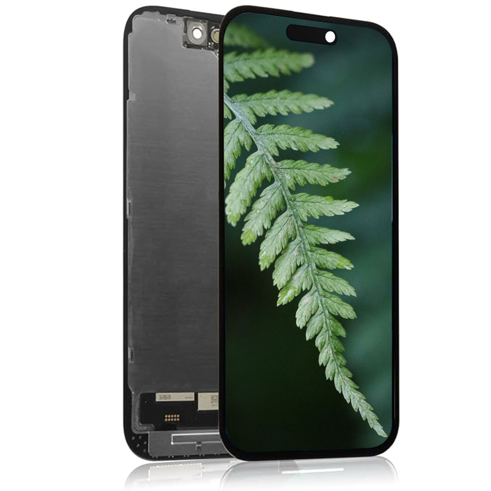 ECRAN LCD POUR IPHONE 15 RETINA VITRE TACTILE SUR CHASSIS TFT SANS OUTILS