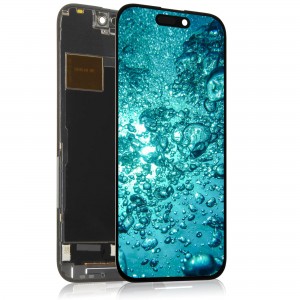 ECRAN LCD POUR IPHONE 15 PRO RETINA VITRE TACTILE SUR CHASSIS TFT SANS OUTILS