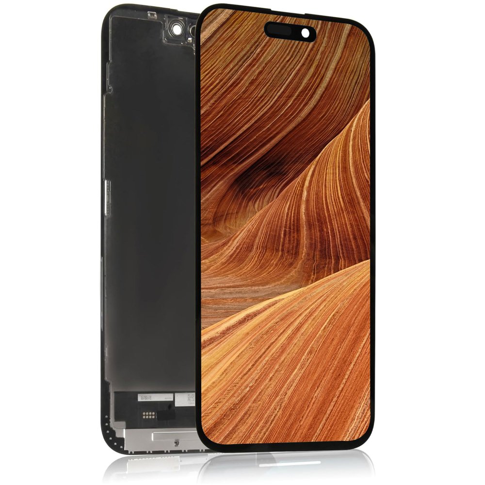 ECRAN LCD POUR IPHONE 15 PLUS RETINA VITRE TACTILE SUR CHASSIS TFT SANS OUTILS