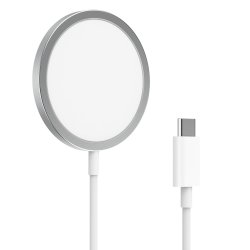 Chargeur Sans Fil Charge Rapide 15W Induction Magnétique Compatible iPhone 15-14-14 Plus-14 Pro-14 Pro Max-13-12-11-X-Xs