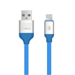 Câble compatible iPhone - SafeCharge Bleu