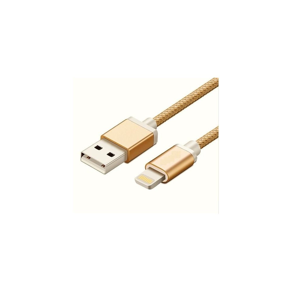 Câble Rond Lighting LDNIO LS17I Or 2m iPhone 5/6/7/8/6s/6s Plus/8/8 Plus/X
