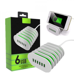 Chargeur Mural 6 Ports USB LDNIO A6702 7A