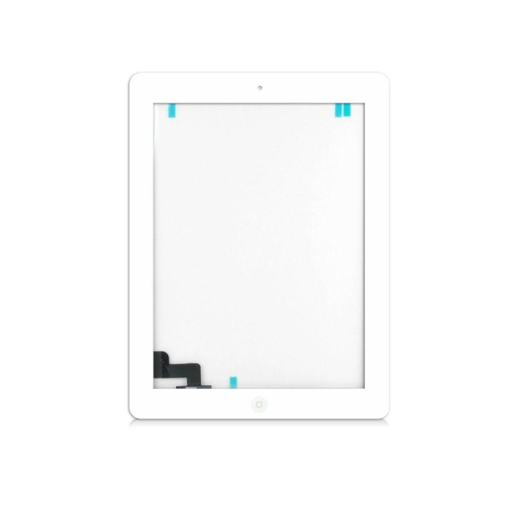 Vitre Tactile pour iPad 2 Blanc Pré Assemblée sans outils