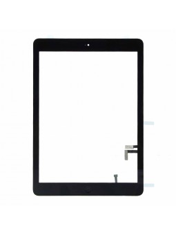 Vitre Tactile pour iPad Air Noir Pré Assemblée sans outils (A1474,A1475,A1476)