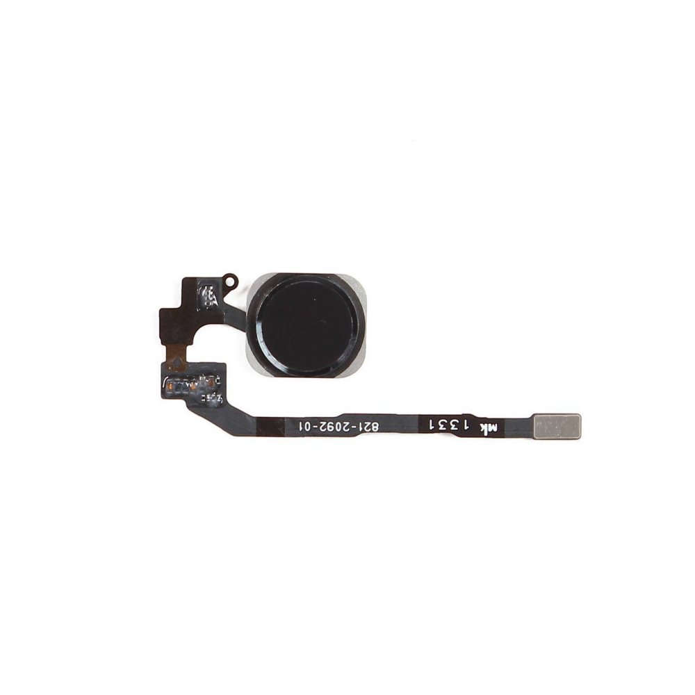BOUTON HOME COMPLET AVEC NAPPE POUR IPHONE 5S/SE NOIR