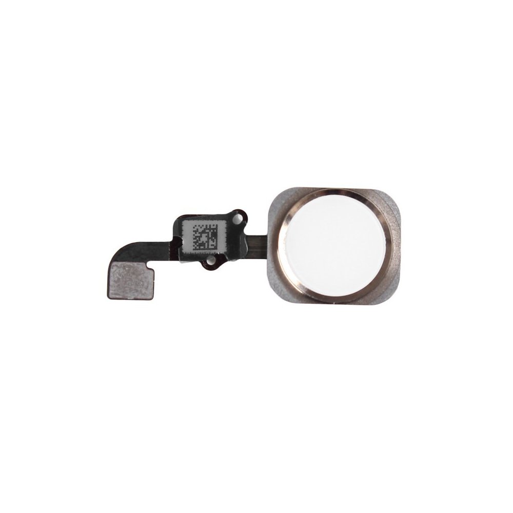 Bouton home blanc-or + nappe - iPhone 6S