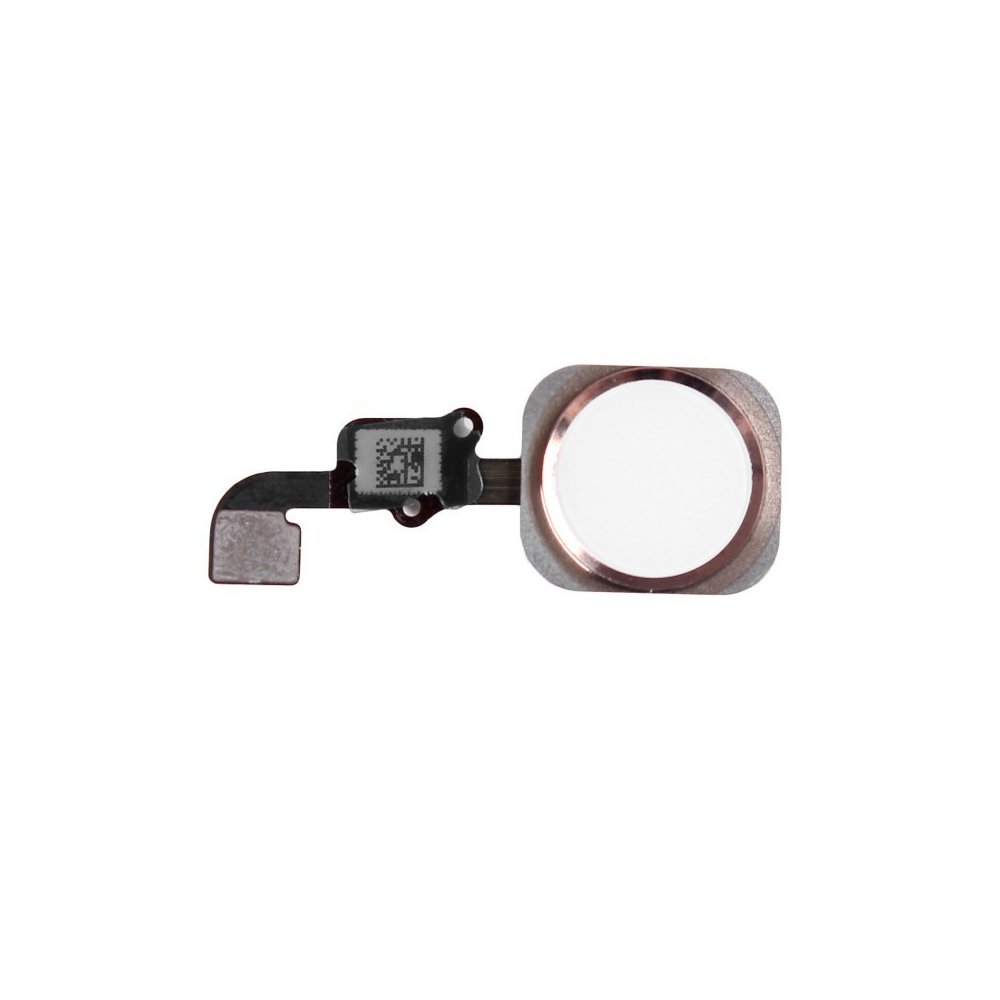 Bouton home blanc-rose + nappe - iPhone 6S