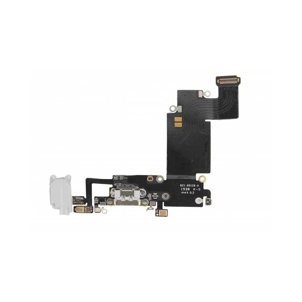 Nappe jack écouteur + connecteur de charge iPhone 6s Plus Blanc