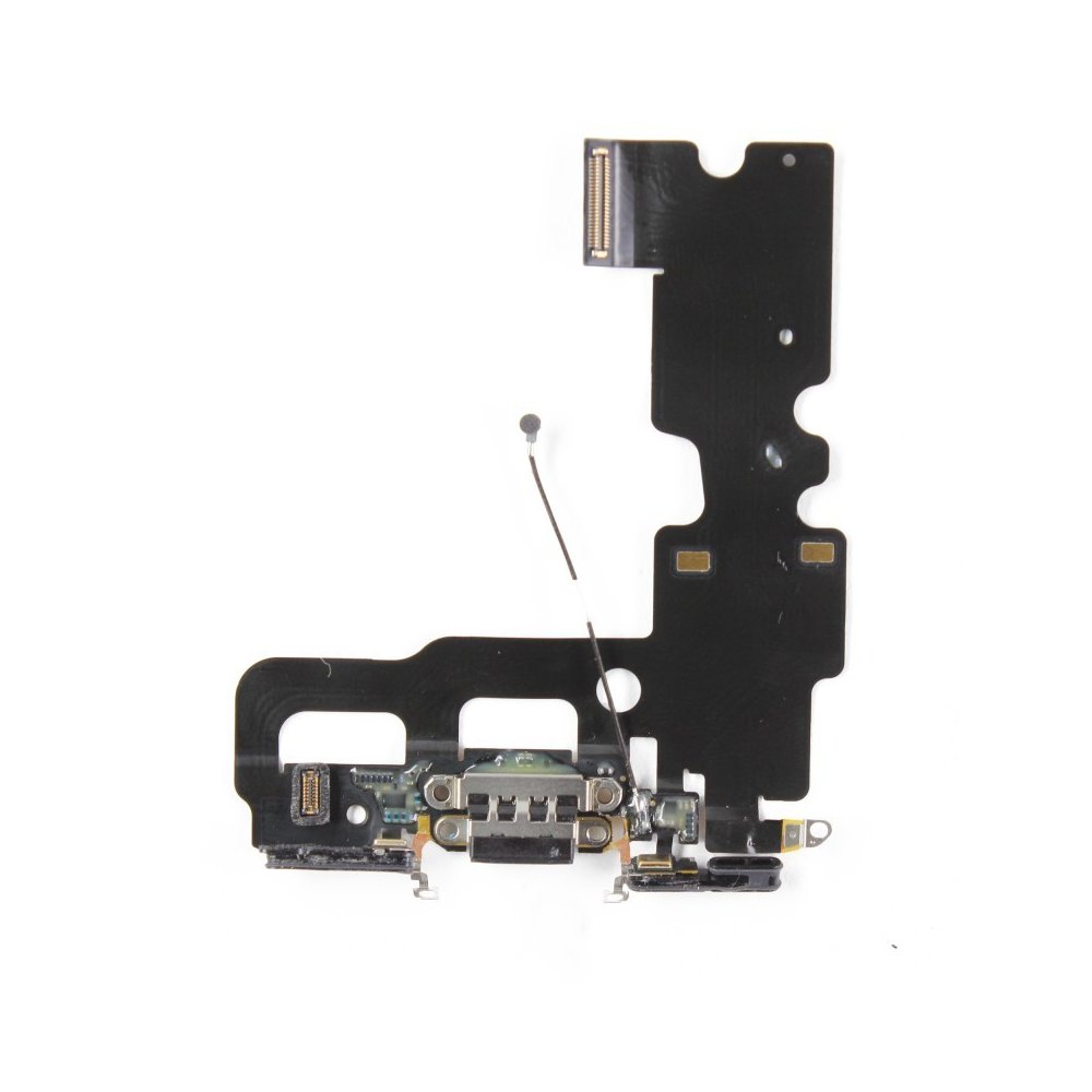 Nappe flex noir dock connecteur de charge iPhone 7