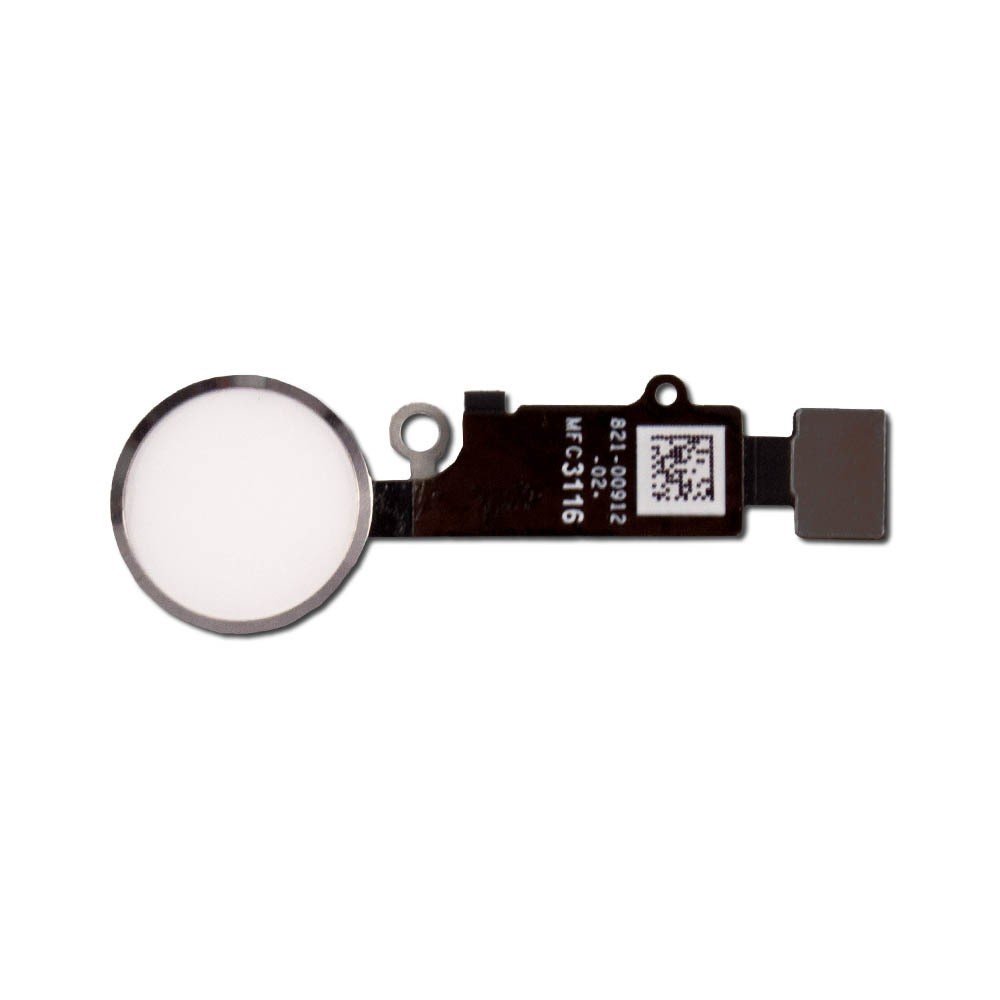 Bouton home blanc-argent compatible iPhone 7 (non fonctionnel)