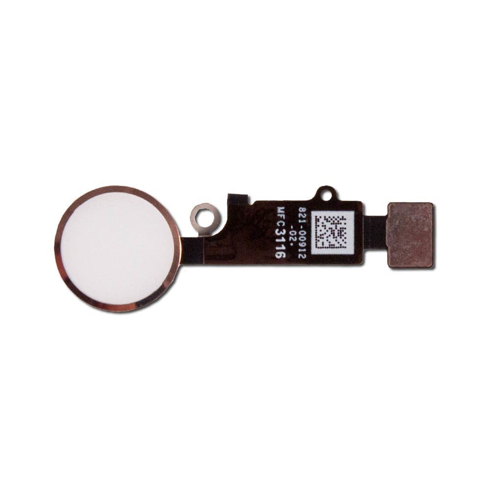 Bouton home blanc-rose compatible iPhone 7 (non fonctionnel)