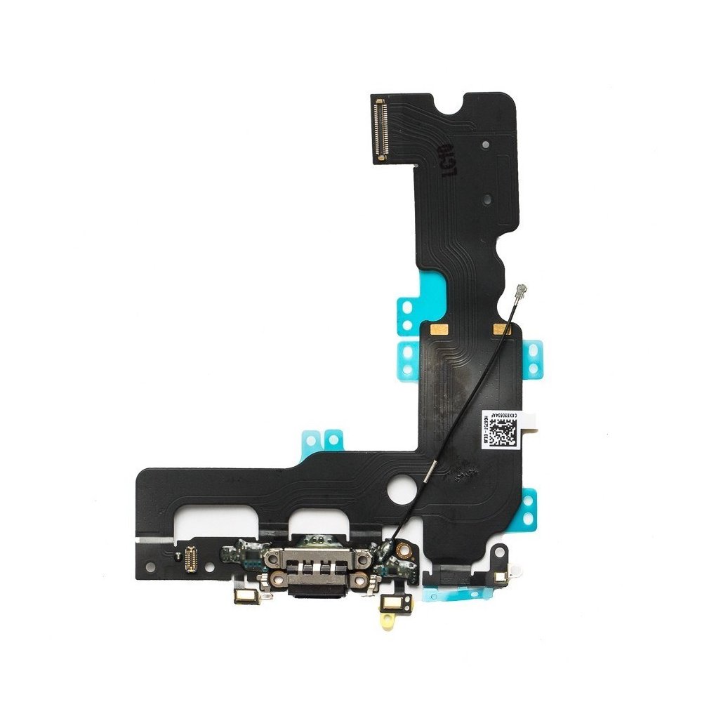 Nappe flex noir dock connecteur de charge iPhone 7 Plus