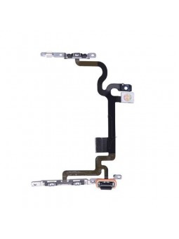 Nappe power + Volume + Vibreur + Flash + Micro Secondaire compatible iPhone 7 Plus