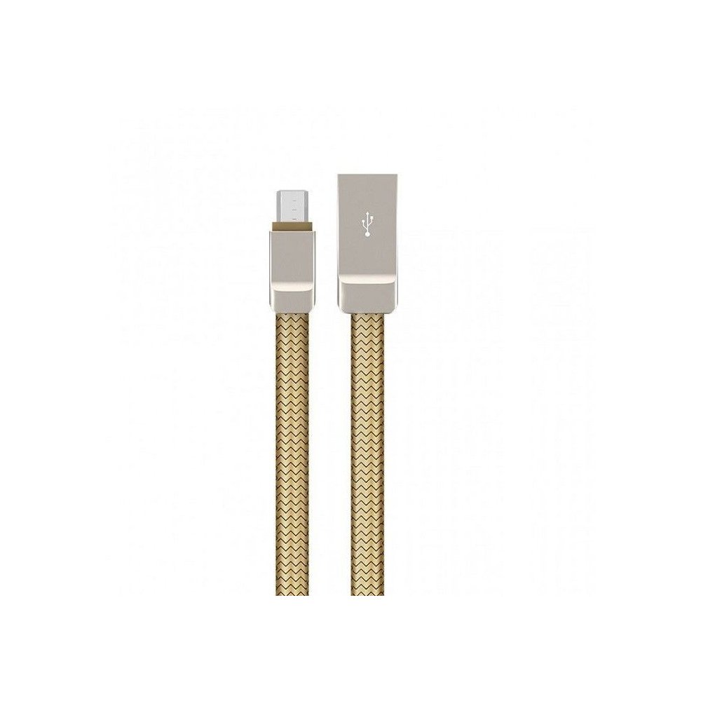 Câble en alliage de zinc Micro-USB LDNIO LS20S Or 1m